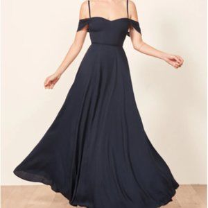 Reformation - Blue The Poppy Formal Dress